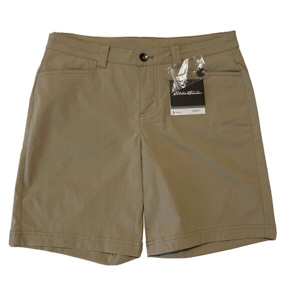 Eddie Bauer Horizon Shorts Womens 4 Beige - Picture 1 of 9